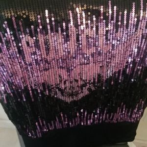 Sleeveless Womens sequence top